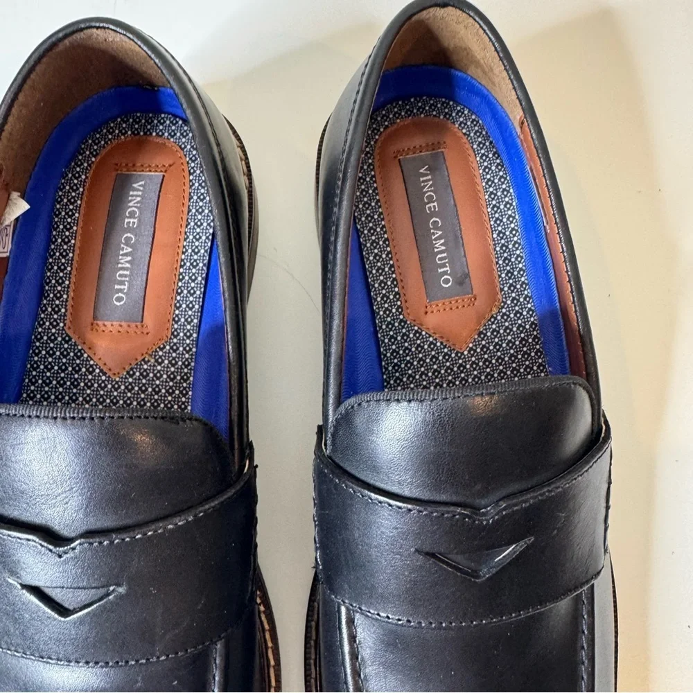 Vince Camuto Lachlan Penny Loafers black size 11.5